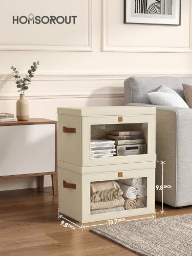 Homsorout Medium Fabric Storage bins - Image 5