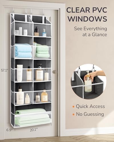 ULG Over the Door Organizer, 5-Tier Extra Large Hanging Storage - Image 2