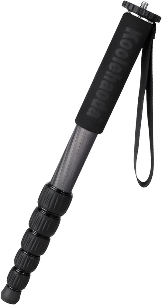 Koolehaoda MP286C Carbon Fiber Camera Monopod, 6-Section Portable | by Koolehaoda