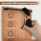 Key Holder Wall Mount, Key and Sunglasses Holder - Image 4