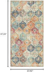 Lahome Moroccan Kitchen Rugs Non Slip Washable, 2x4 Rugs - Image 2