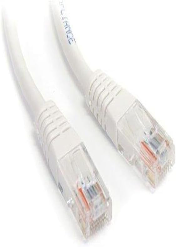 StarTech.com Cat5e Ethernet Cable - 25 ft - White - Patch Cable - Molded Cat5e by StarTech