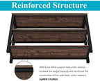 BON AUGURE 47” Narrow Console Table, 3 Tier Sofa Table Behind Couch - Image 5