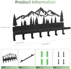 Wall Mounted Mountain Key & Mail Holder - Image 7