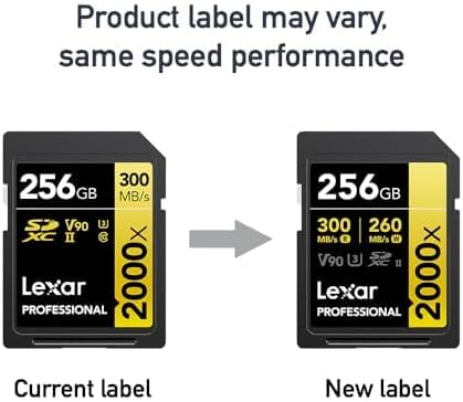 Lexar 256GB Professional 2000x SD Card, Full HD, - Image 5