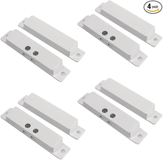 4 Sets NC Wired Door Alarm Magnetic Contact Sensor by GAGALOR