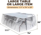 Storage Standard Patio Table and Chair Cover - Image 3