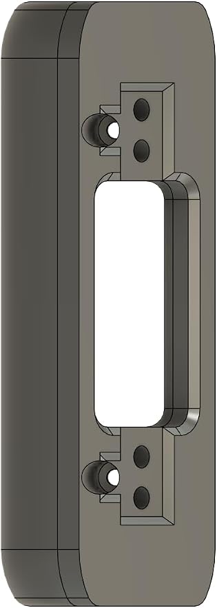 Angled Doorbell Wedge Mount Bracket compatible by Handmade
