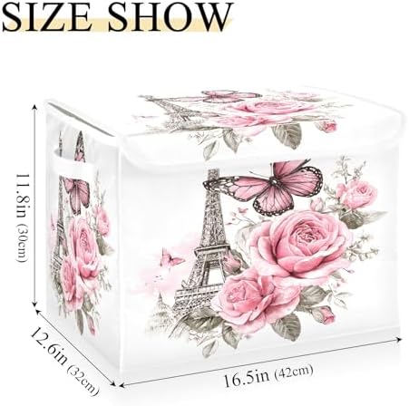 Bolaz Bow Flower Eiffel Tower Storage Bins - Image 3