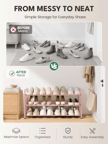 Bumusty 3 Tier Expandable Shoe Rack - Image 7