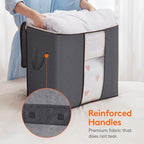 Lifewit 3 Pack 100L Clothes Storage Bins - Image 3
