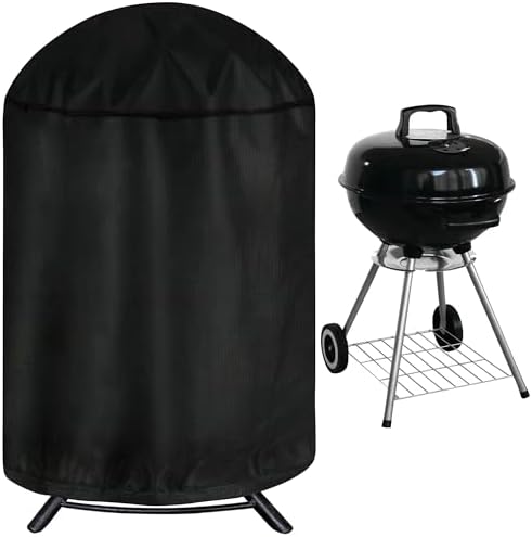 iCOVER Round Grill Cover, Waterproof Charcoal Kettle Grill Cover, UV Resistant by iCOVER
