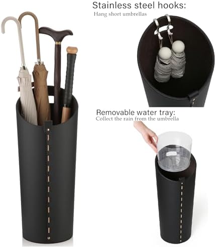 Black Umbrella Holer for Entryway - Image 4