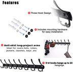 Dseap Coat Rack Wall Mount - Image 7