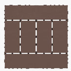 Plastic Interlocking Deck Tiles, 44 Pack Patio Sheets - Image 3