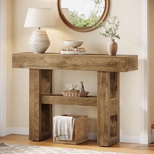 Tribesigns 41.34" Farmhouse Console Table, Sofa Table Behind The Couch by Tribesigns