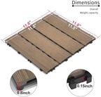 Interlocking WPC Patio Deck Tiles - Image 2