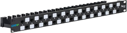 ICC 24-Port CAT6A Keystone 1U Patch Panel by ICC