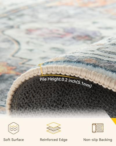RELEANY Washable Area Rug - Image 2
