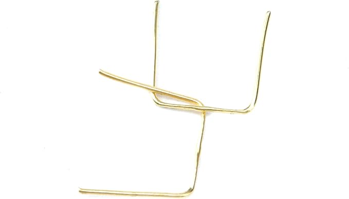 300PCS Copper Bright Gold Chandelier Connectors Clips, 0.57inch Length Mini - Image 3