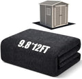Shed Floor Mat 9.8 x 12 ft, PE Backing by Haull