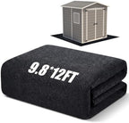 Shed Floor Mat 9.8 x 12 ft, PE Backing by Haull