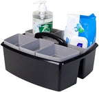 Storex 2-Compartment Large Cleaning Caddy – Multipurpose Supply Organizer - Image 5