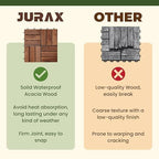 Jurax Interlocking Wood Deck Tiles - Image 5