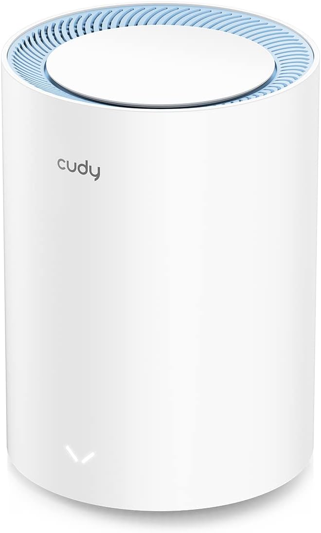 Cudy M1200 1-Pack AC1200 Whole Home Mesh WiFi System, 2.4GHz 5GHz Dual Band by Cudy