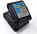 GUARD SHIELD Tarps Heavy Duty Waterproof 12x20 Feet Black Poly Tarp Cover by GUARDSHIELD