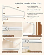 Rotatable Foldable Wall Mount Clothes Drying Rod - Image 4