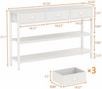 Furologee 47" Console Table Set 2 - Image 2