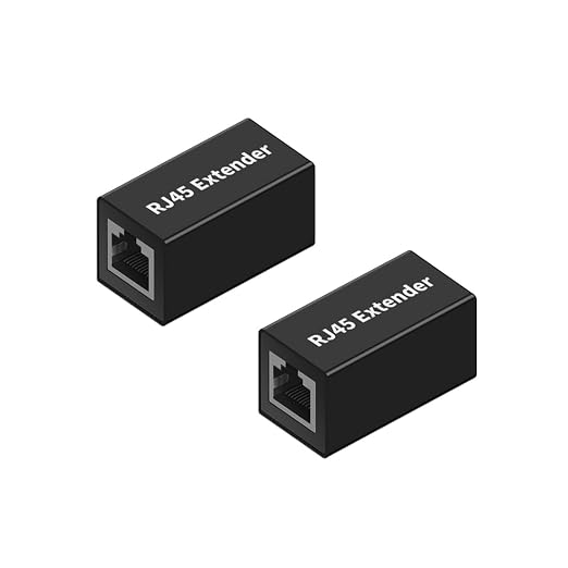 2PCS RJ45 to RJ46 Shielded Coupler Adapter by Strhowill