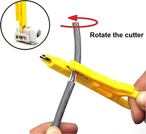 UbiGear® Network/Phone Cable Tester + RJ11/RJ12/RJ22/RJ45 Crimp Crimper +100 - Image 4