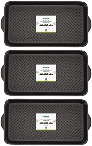Matace 3 Pack Rubber Small Boot Tray by MataceCarpet