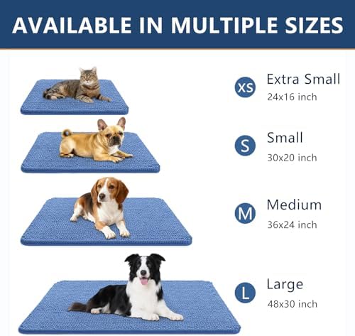 Smiry Dog Door Mat for Muddy Paws 40x32, Absorbent Low-Profile Doormats - Image 3