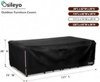Patio Furniture Covers Waterproof, 600D Heavy Duty Patio Cover - Image 2