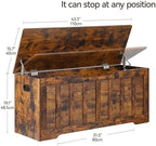 VANKILEY 43.3" Storage Chest Extra Large, Storage Bench. - Image 2
