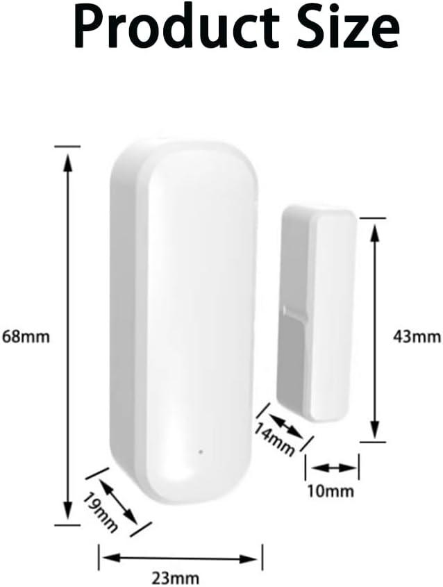 WiFi Door Sensor, Smart Door Open/Closed Detectors, 2.4G WiFi Door Sensor - Image 8