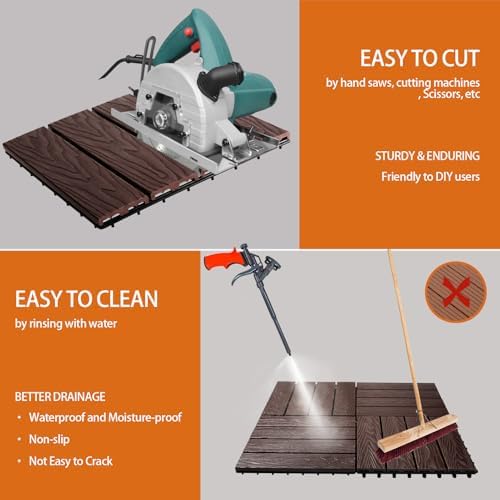 Polymer Interlocking Composite Deck Tiles Outdoor - Image 6