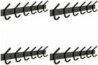 Coat Rack Wall Mount – 17 Inch Stainless Steel Hook Rail by SAYONEYES