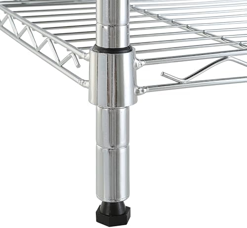 Amazon Basics 5-Shelf Tower Adjustable Storage Shelving Unit, 150 lbs Per Shelf - Image 5