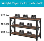 BON AUGURE 47” Narrow Console Table, 3 Tier Sofa Table Behind Couch - Image 4