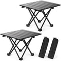 2 Pack Camping Table Foldable, Portable Folding Beach Table by Unknown