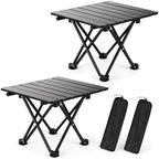 2 Pack Camping Table Foldable, Portable Folding Beach Table by Unknown