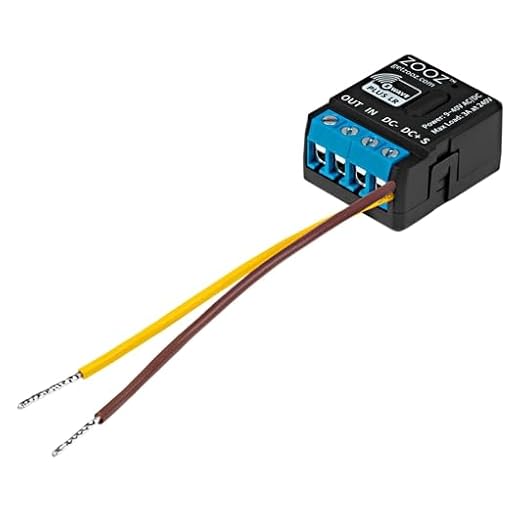 Zooz Z-Wave Long Range Low Voltage XS Relay ZEN58 800LR | Z-Wave Hub Required by ZOOZ