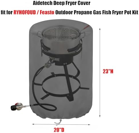 Outdoor Fryers Cover for Feasto Propane Fryer Pot - Image 2