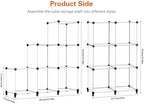 HOMIDEC 6-Cube Storage Organizer, Closet Organizer Storage Shelf Bookcase - Image 3