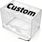 Custom Clear Dust Covers, Bespoke Waterproof Equipment Cover Indoor Outdoor by Kiyeocca