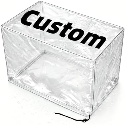Custom Clear Dust Covers, Bespoke Waterproof Equipment Cover Indoor Outdoor by Kiyeocca